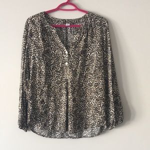 Cheetah Print Blouse